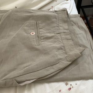 Suit pants PHILIPPE ADEC 100% cotton matches suit jacket listed.  Tan size 8